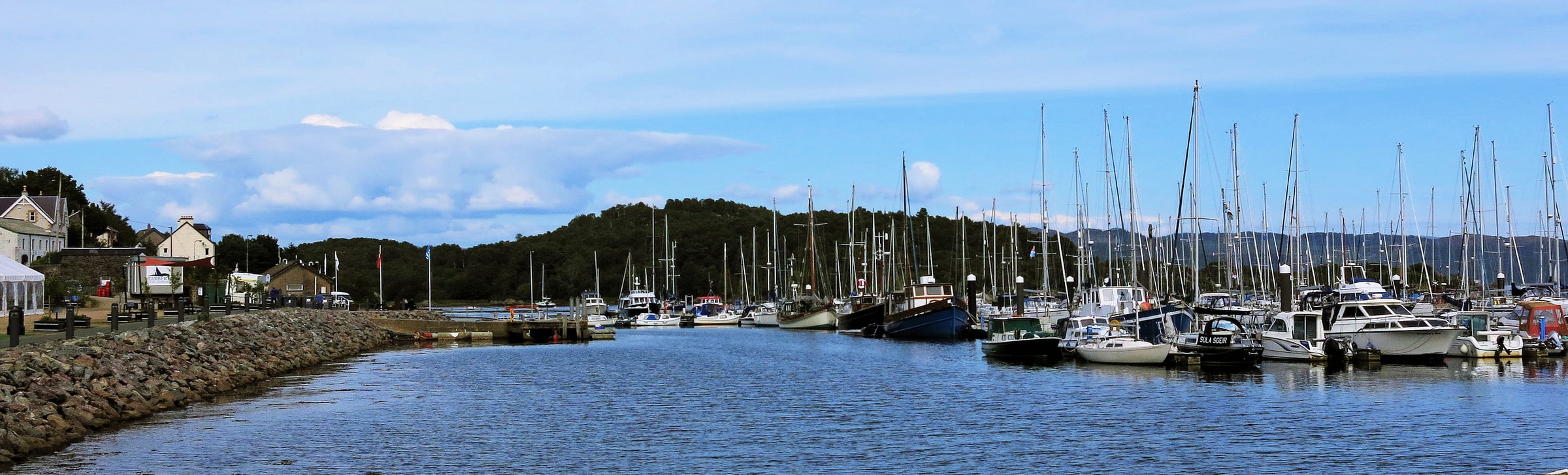 A ship in the harbor